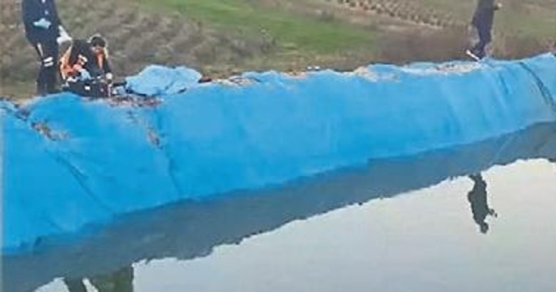 Sulama havuzunda feci şekilde can verdi