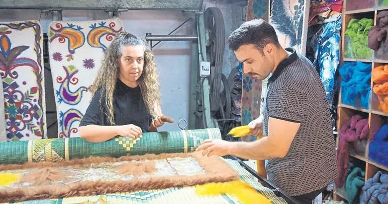Dededen toruna keçe sanatı