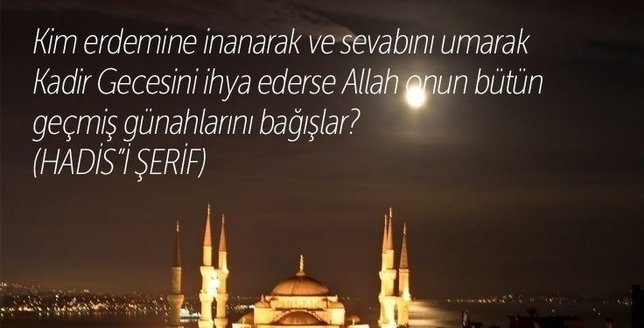 Resimli Kadir Gecesi mesajları! 2024 Instagram, Facebook, WhatsApp'ta paylaşmalık kandil mesajları...