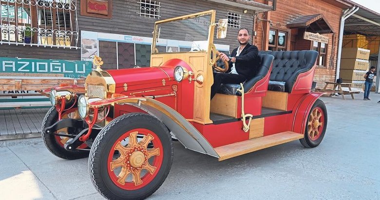 1925 model otomobilin birebir elektriklisini yaptı