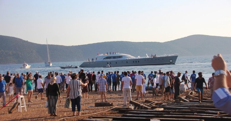 20 milyon euroluk yat Ege’ye açıldı