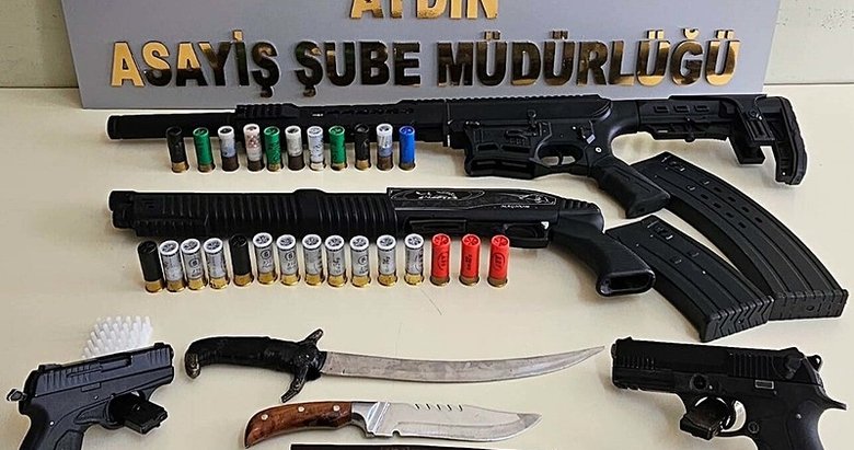 Aydın’da sosyal medyada silah paylaşınca yakalandı! 6 şüpheliye gözaltı