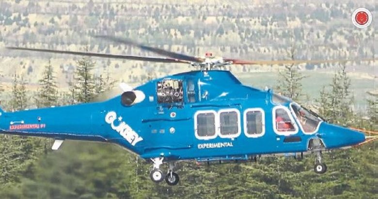 Milli helikopter Gökbey yerli motorla uçuş yaptı