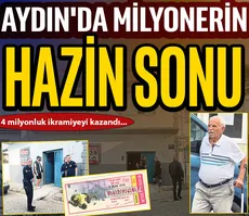 Aydın’da milyonerin hazin sonu