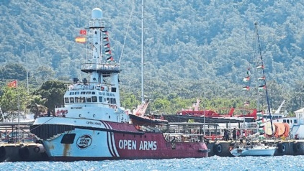 Küresel Sumud Filosu Marmaris’e ulaştı
