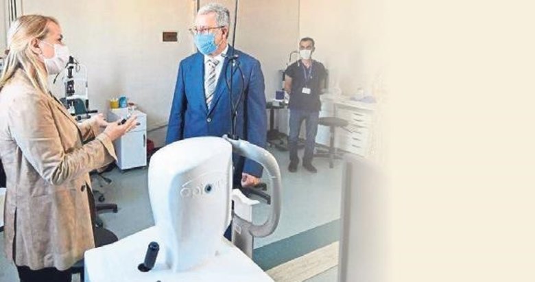 EÜ göz bölümüne 2,5 milyon liralık cihaz