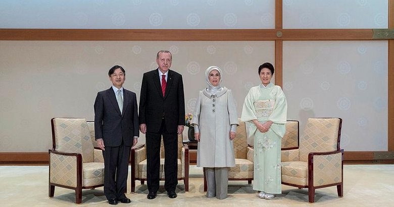 Başkan Erdoğan, Japon İmparatoru Naruhito ile görüştü