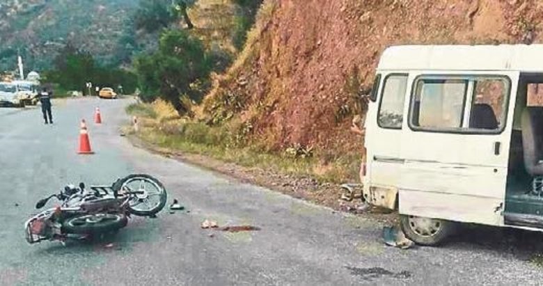 Motosiklet kazalarında 1 kişi öldü 2 kişi yaralandı