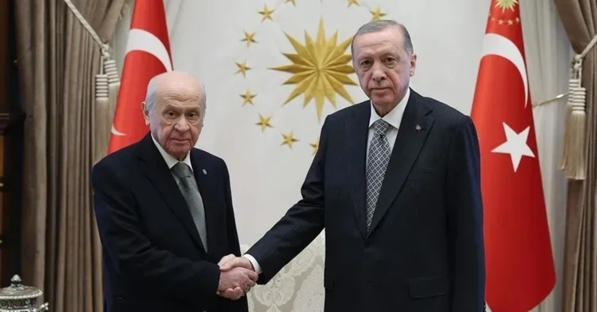 Başkan Erdoğan - Bahçeli görüşmesi başladı
