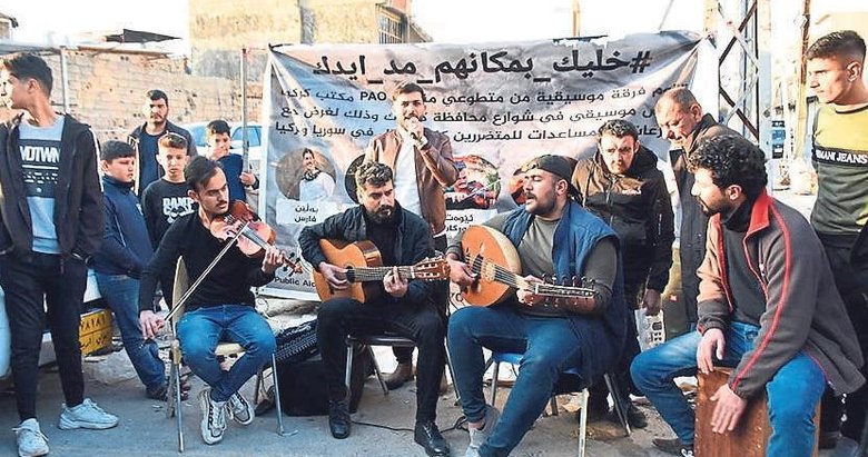Irak sokaklarında Türkler için çalıyorlar