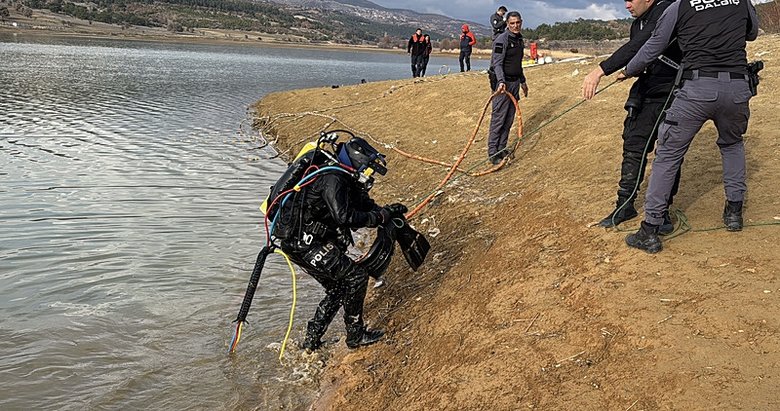 Uşak’ta kaybolan kişi gölette aranıyor