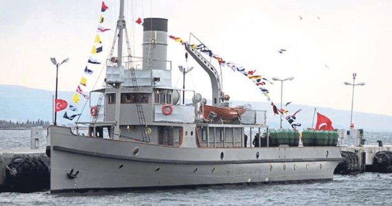TCG Nusret Gemisi Karadeniz’e açıldı
