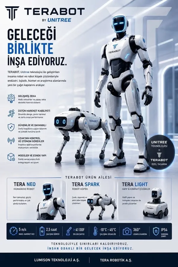 TERA’nın Çin’deki Robotik iş birliğinin sonucu: TERABOT
