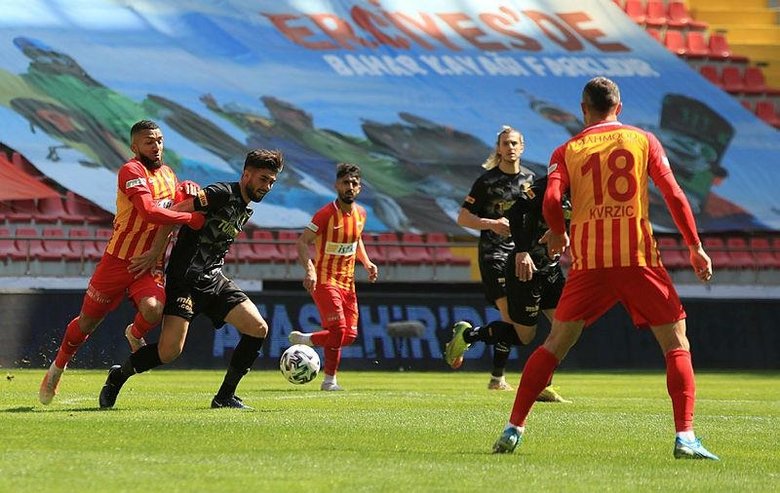 Puanlar paylaşıldı! Kayserispor 1-1 Göztepe
