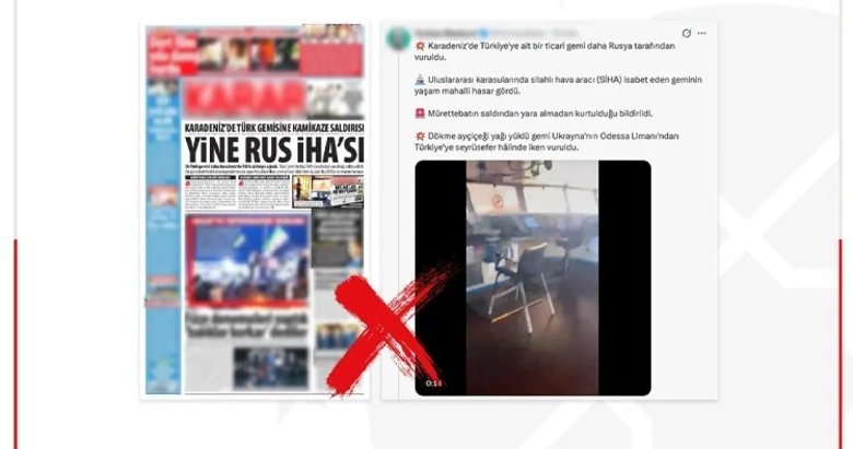 DMM, Karadeniz’de Türkiye’ye ait gemi vuruldu iddiasını yalanladı