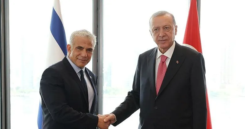 Başkan Erdoğan İsrail Başbakanı Yair Lapid ile görüştü