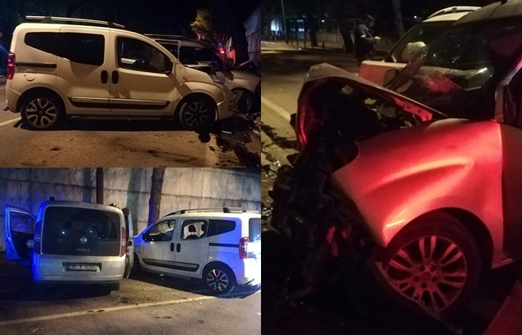 İzmir’de feci kaza! Konak’ta iki araç çarpıştı: 5 ağır yaralı