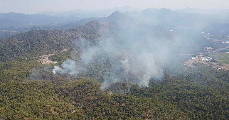 Muğla’daki yangın kısmen kontrol altına alındı