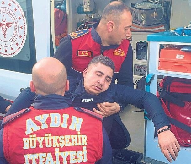 Aydın’da itfaiyecinin acı kaderi