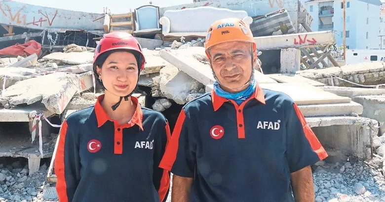 Babasının izinde hayat kurtarıyor