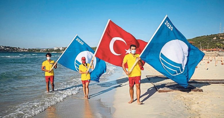 Ilıca Plajı’nda Mavi Bayrak gururu