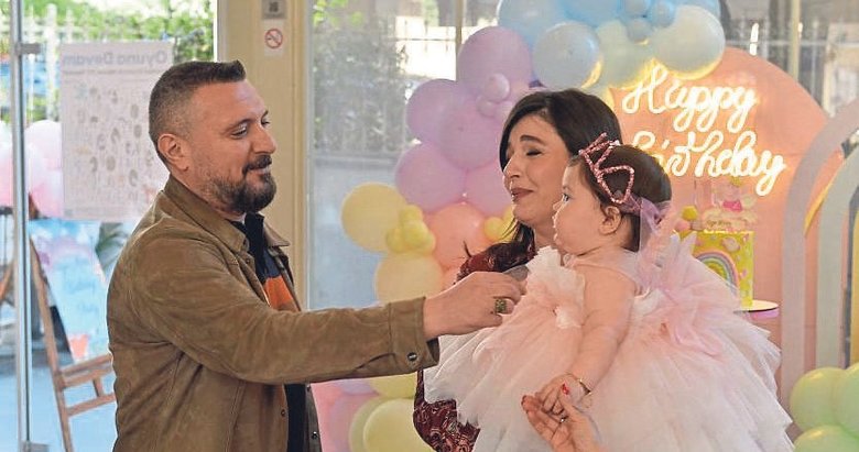 Minik Asya’nın 1. yaş gününe ünlüler akın etti