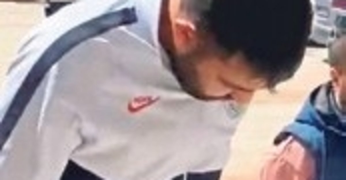 Eşine kafa attı tutuklandı