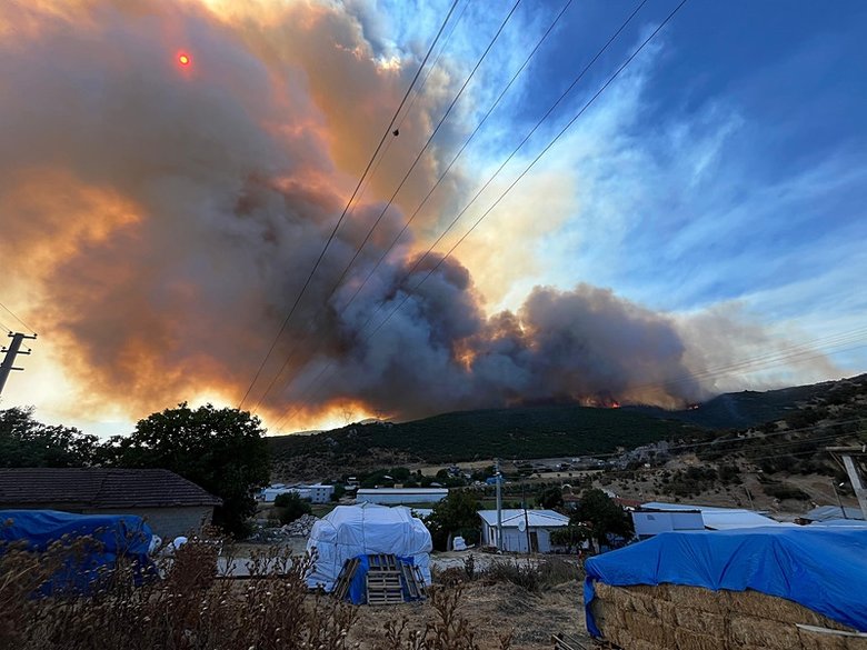 Bursa’da büyük orman yangını