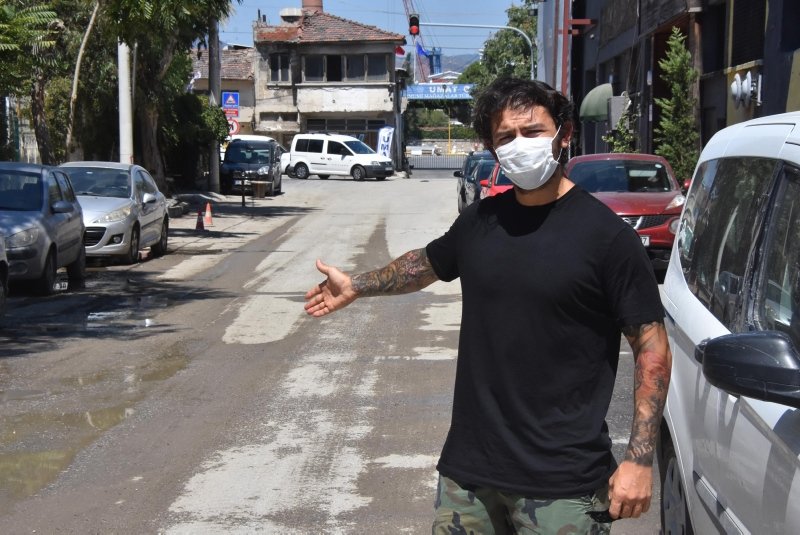 İzmir’deki toz, esnafı canından bezdirdi