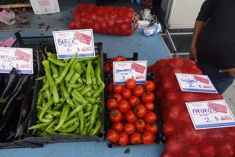 Tanzim noktalarında 297,7 ton sebze satıldı! Rekor domatesin oldu