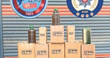 Durdurulan araçta 86 bidon yağ ele geçirildi