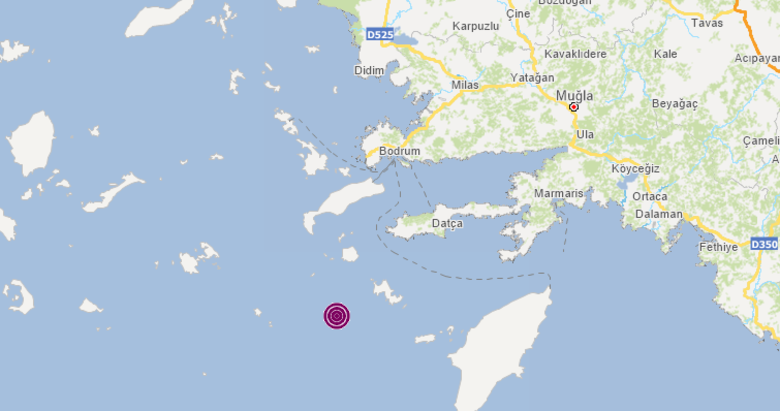 Son dakika: Datça’da korkutan deprem! Ege Denizi sallanıyor