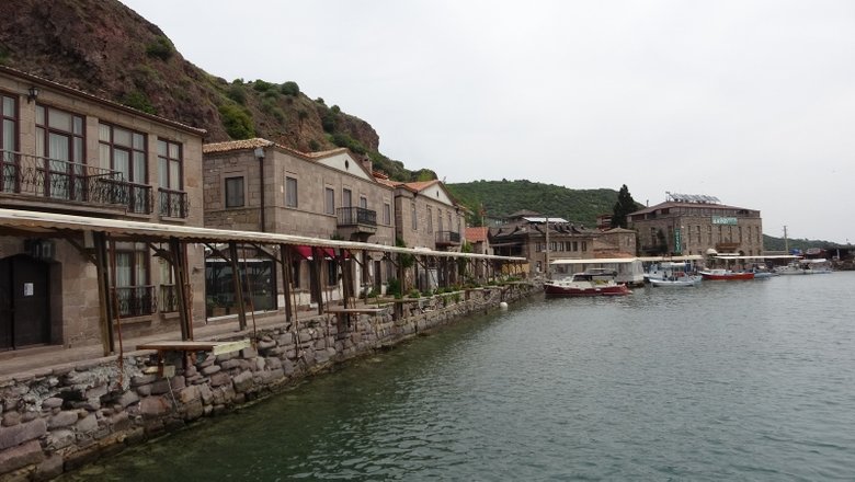 500 gün kapalı olacak Assos Antik Liman yolunda çalışmalar başladı