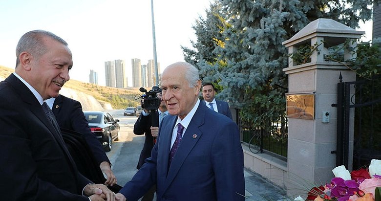 Başkan Erdoğan, MHP Genel Başkanı Devlet Bahçeli ile görüştü
