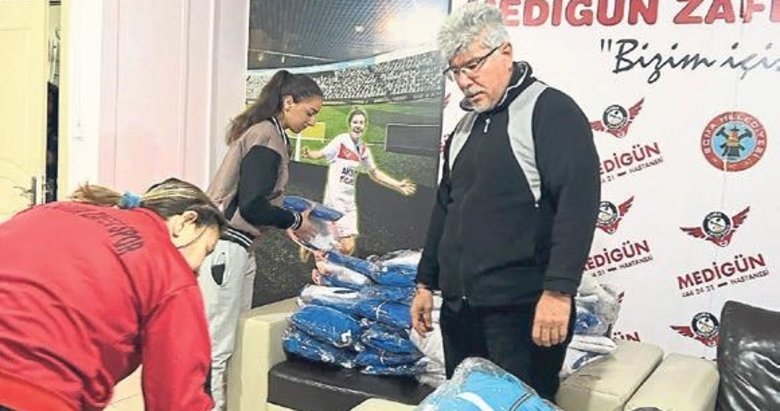 Soma Zaferspor ve Horozkent’ten destek