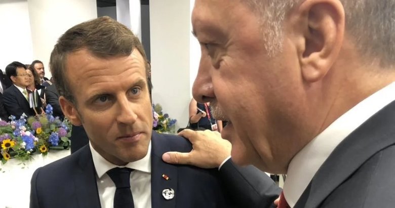 Başkan Erdoğan Fransa Cumhurbaşkanı Macron ile görüştü