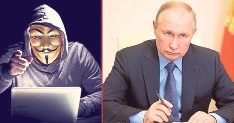 Anonymous’dan Rusya lideri Putin’e göz dağı