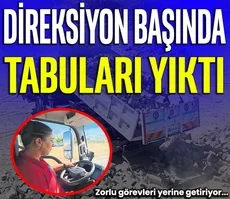 Direksiyon başında tabuları yıktı