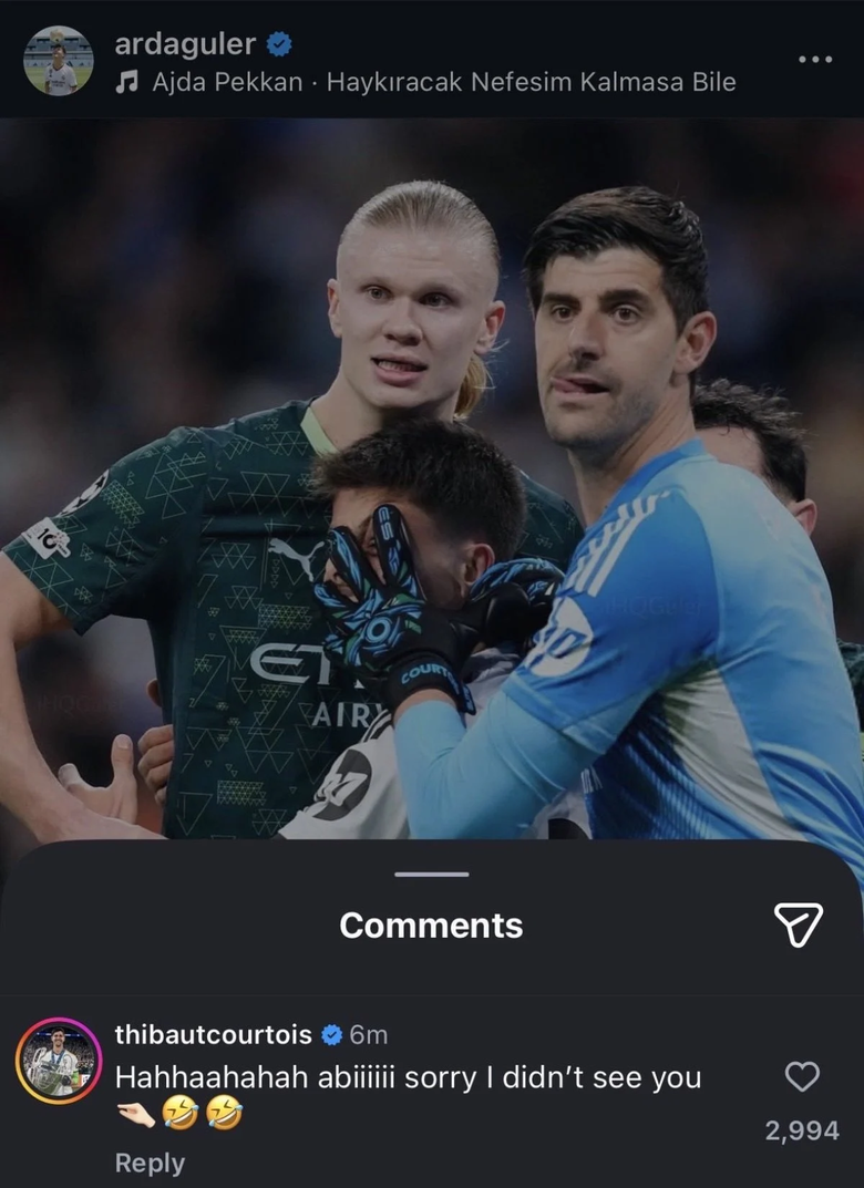 Arda’nın paylasımını Haaland yorumladı