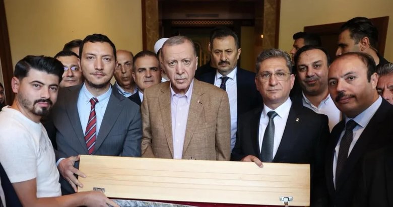 Başkan Erdoğan’a Muğla’da çok özel hediye