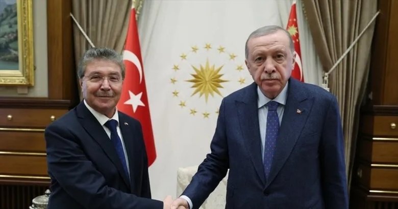 Başkan Erdoğan, KKTC Başbakanı Üstel’i kabul etti