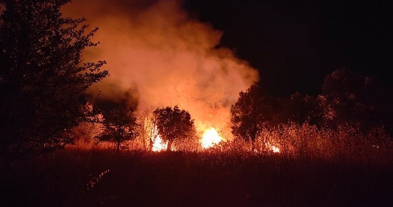 Hediye otomobil alev topuna döndü