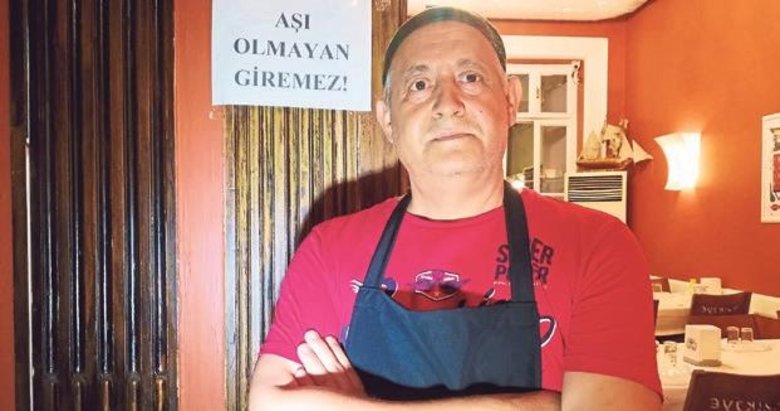 İzmir’de aşı olmayan bu restorana giremiyor