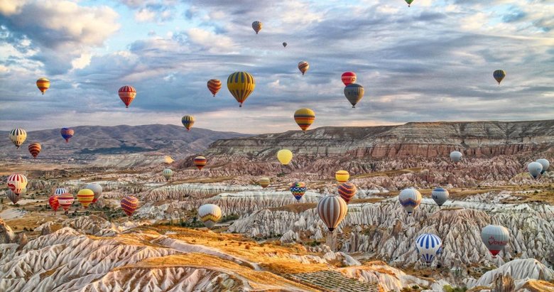 Sıcak hava balonları rekora uçtu