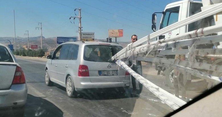 Afyonkarahisar’da ilginç kaza