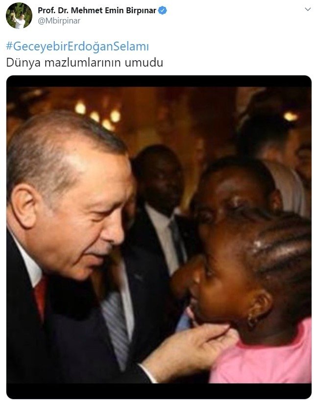 Başkan Erdoğan’dan #GeceyebirErdoğanSelamı paylaşımlarına cevap: Ve aleyküm selam