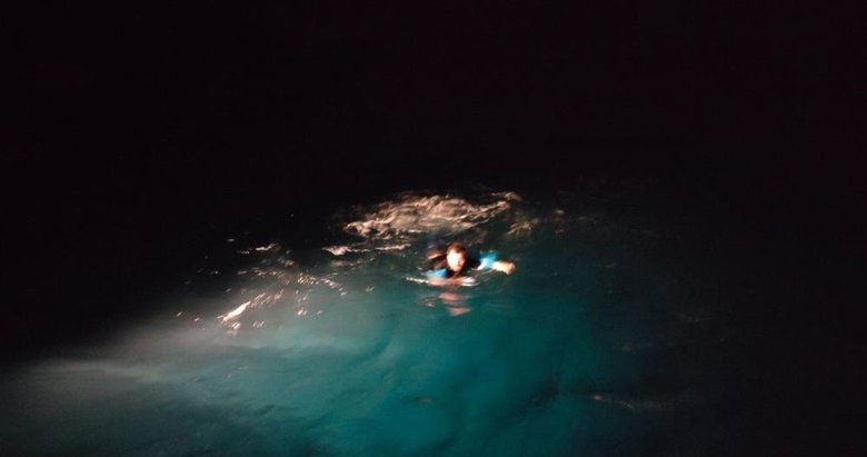 Yunanistan’a yüzerek geçmeye çalışırken yakalandı