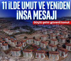 11 ilde umut ve yeniden inşa mesajı