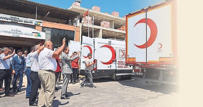 Muğlalı arıcıların topladığı ballar Gazze’ye gönderildi