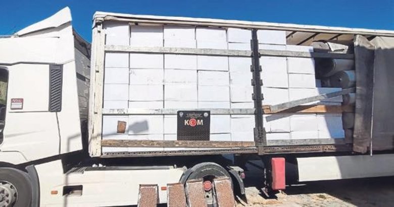 TIR’da 6 milyon dolu makaron ele geçirildi